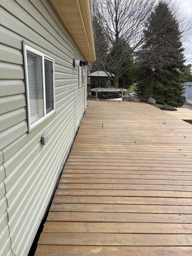 view of deck