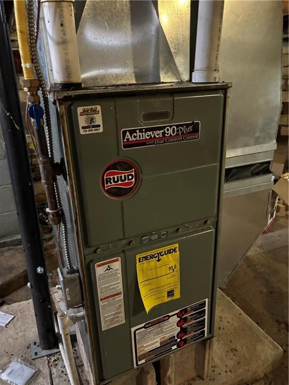 18196 200th St, Jim Falls, WI 54748 - utilities featuring heating unit