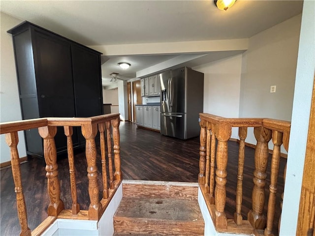 18196 200th St, Jim Falls, WI 54748 - stairway featuring wood finished floors