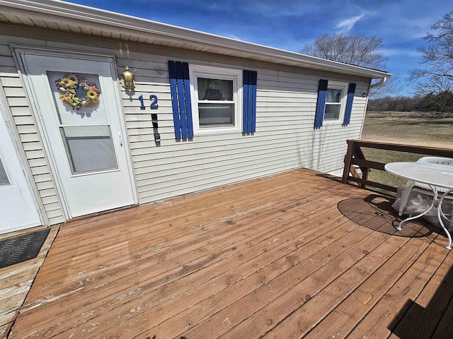 view of deck