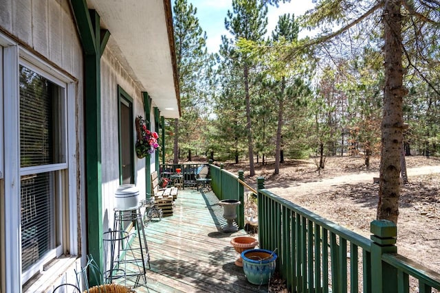 1142 Fawn Ct, Grand Marsh, WI 53936 - view of deck