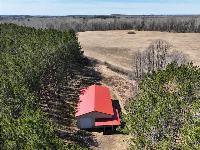 5044 Clayton Rd, Winter, WI 54896 - aerial view featuring a rural view
