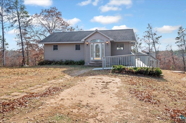 W7604 Sleepy Eye Rd, Minong, WI 54859 - view of front of home featuring roof with shingles