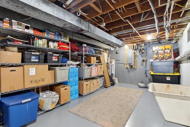 4441 N John Paul Rd, Milton, WI 53546 - unfinished basement with electric panel
