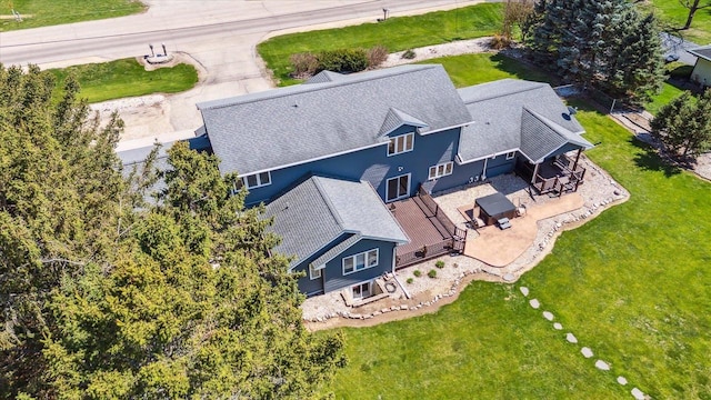 4441 N John Paul Rd, Milton, WI 53546 - bird's eye view