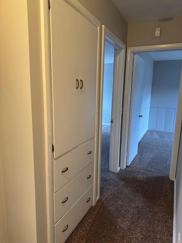 corridor featuring carpet