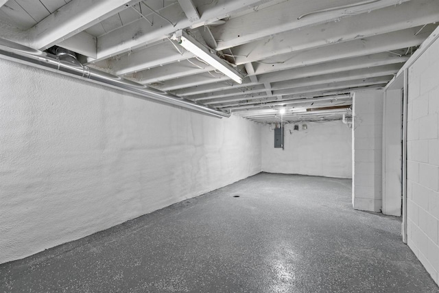 N5599 Mill St, Shiocton, WI 54170 - unfinished basement featuring electric panel