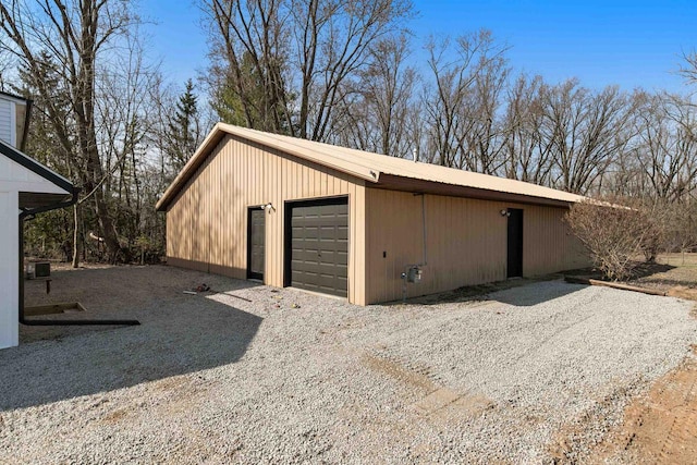 N5599 Mill St, Shiocton, WI 54170 - view of detached garage