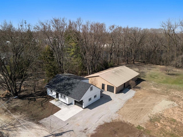 N5599 Mill St, Shiocton, WI 54170 - bird's eye view featuring a forest view