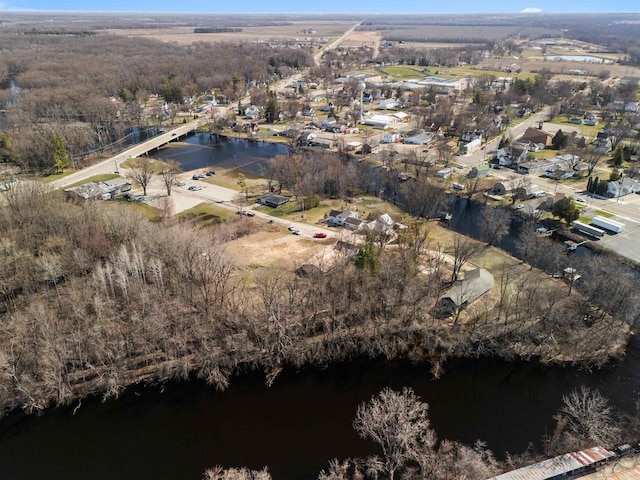 N5599 Mill St, Shiocton, WI 54170 - birds eye view of property with a water view