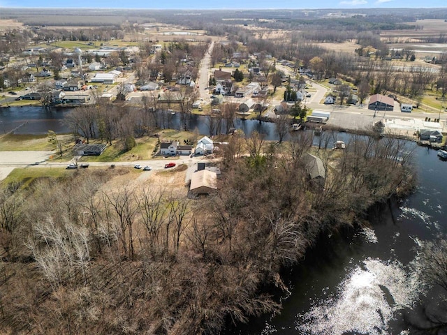 N5599 Mill St, Shiocton, WI 54170 - drone / aerial view featuring a residential view and a water view