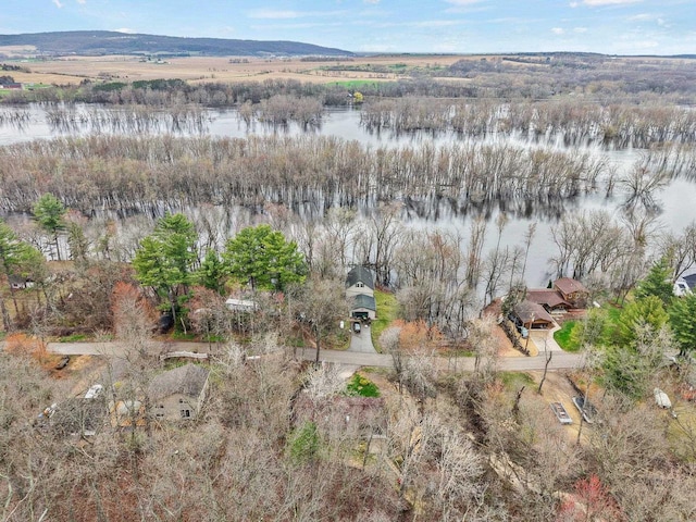 W9517 Parkway Dr, Poynette, WI 53955 - aerial view with a water view