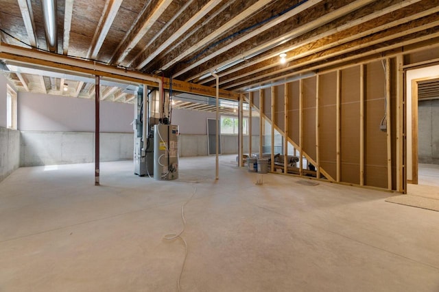 3216 Eclipse Dr, Green Bay, WI 54311 - below grade area with gas water heater and heating unit