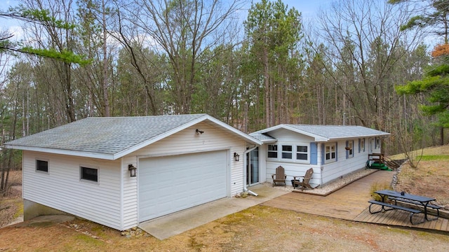 N4823 Peppler Ln, Wild Rose, WI 54984 - exterior space featuring a wooded view