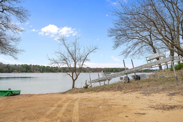 N4823 Peppler Ln, Wild Rose, WI 54984 - exterior space featuring a water view