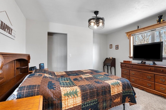 bedroom with carpet flooring