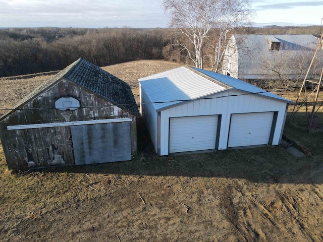 50220 Turkey Ridge Rd, Gays Mills, WI 54631 - view of detached garage