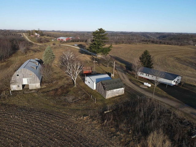 50220 Turkey Ridge Rd, Gays Mills, WI 54631 - drone / aerial view featuring a rural view