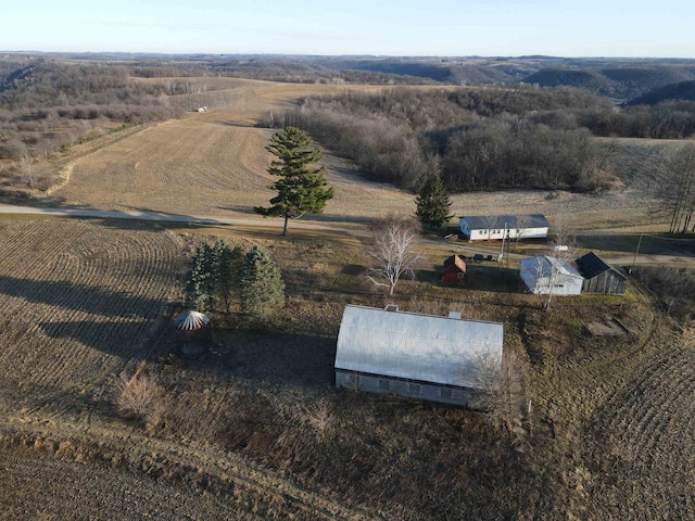 50220 Turkey Ridge Rd, Gays Mills, WI 54631 - entry to storm shelter with a rural view