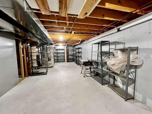 489 Sir Winston Trl, Nekoosa, WI 54457 - unfinished below grade area featuring heating unit