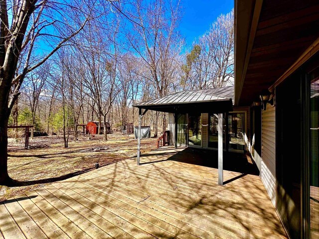 489 Sir Winston Trl, Nekoosa, WI 54457 - view of deck