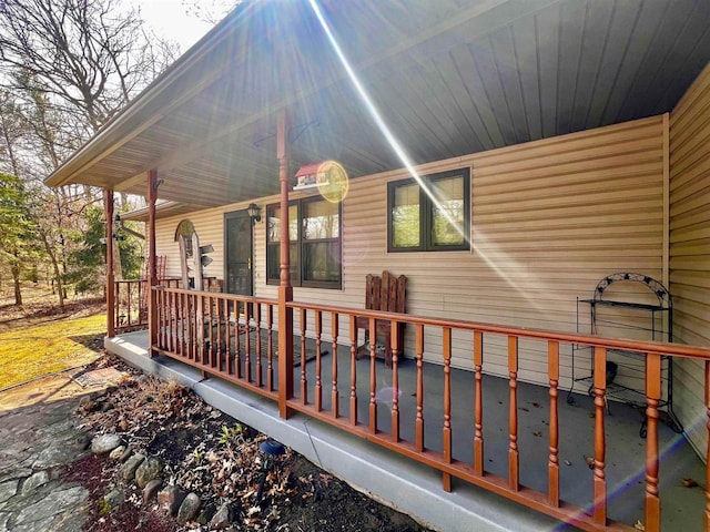489 Sir Winston Trl, Nekoosa, WI 54457 - view of porch