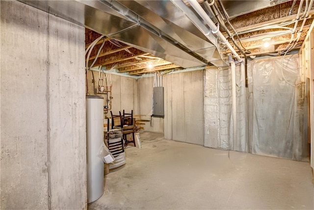 6468 Aspen Ridge Dr, Eau Claire, WI 54703 - unfinished below grade area featuring electric panel and water heater