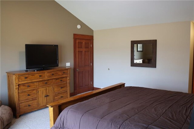 925 Bluff View Cir, Chippewa Falls, WI 54729 - bedroom featuring vaulted ceiling