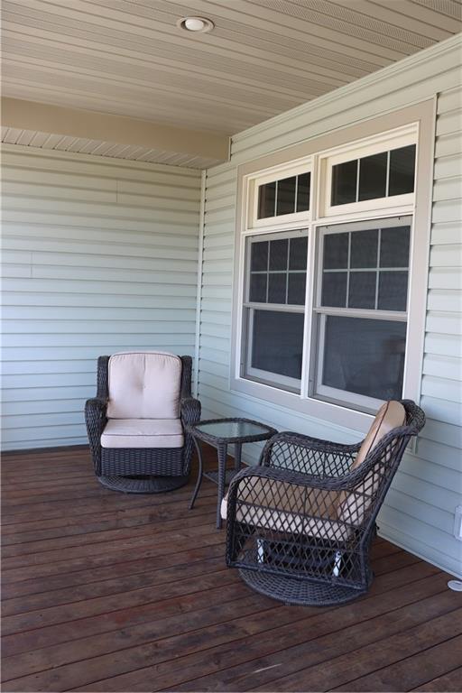 925 Bluff View Cir, Chippewa Falls, WI 54729 - view of wooden deck