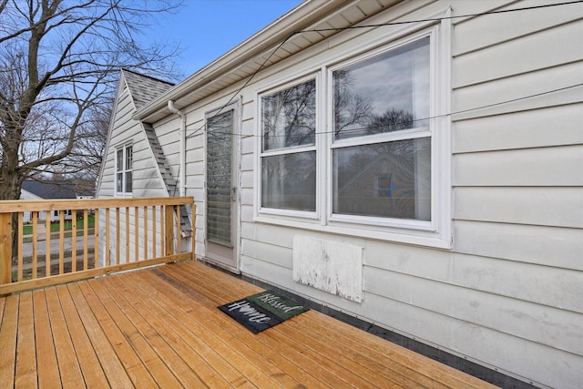 view of deck