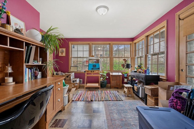 interior space featuring a healthy amount of sunlight