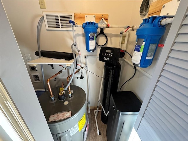 4607N Koeppler Rd, Ojibwa, WI 54862 - utility room with water heater