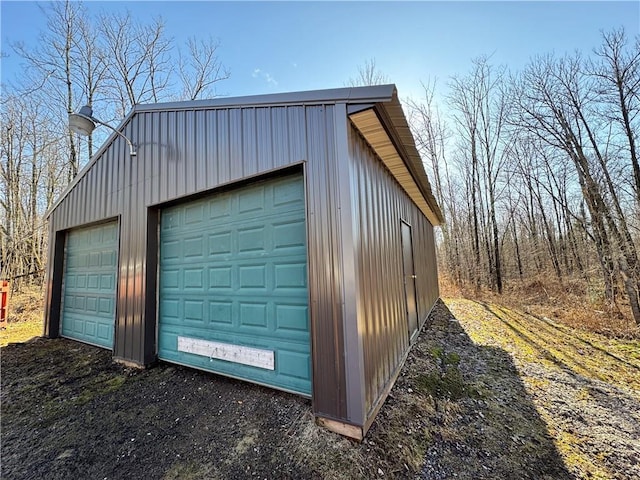 4607N Koeppler Rd, Ojibwa, WI 54862 - view of detached garage