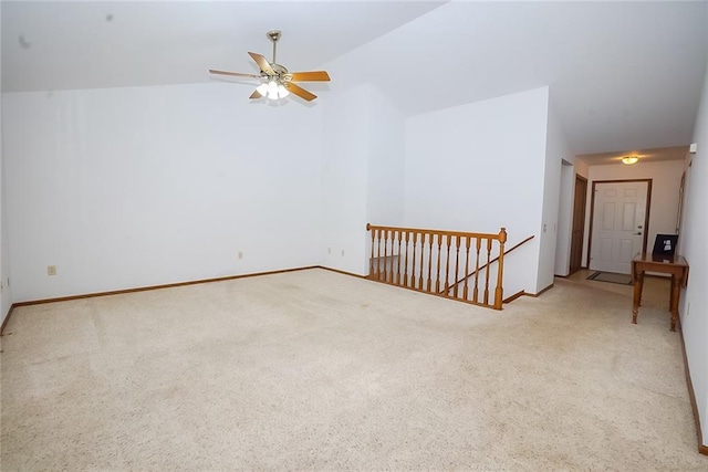 1613 Chumas Dr, Eau Claire, WI 54701 - additional living space featuring carpet flooring, baseboards, and ceiling fan