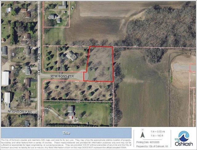 Windsong Ter, Oshkosh WI, 54904 land for sale