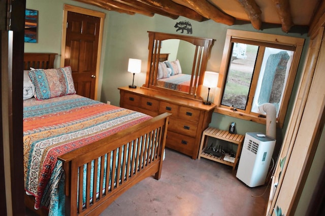 5664 N Dutch Hollow Rd, Potosi, WI 53820 - bedroom featuring concrete flooring