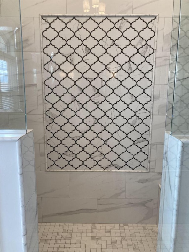 4922 Saint Annes Dr, Waunakee, WI 53597 - bathroom with a walk in shower and tile walls