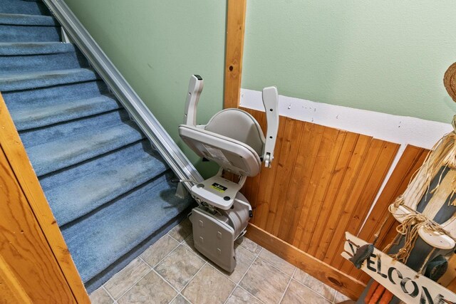 view of stairs