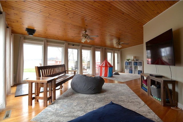 interior space with visible vents
