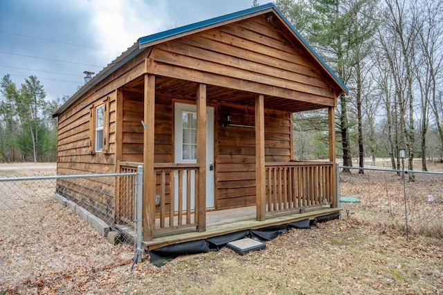 W4742 26th St, Necedah, WI 54646 - view of outbuilding featuring fence and an outdoor structure