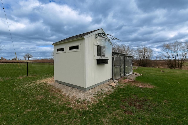 414 State Road 26, Oshkosh, WI 54904 - view of shed with fence
