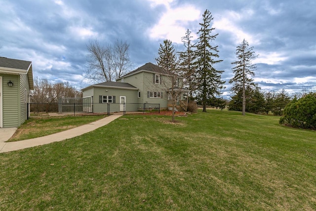 414 State Road 26, Oshkosh, WI 54904 - exterior space with a yard and fence