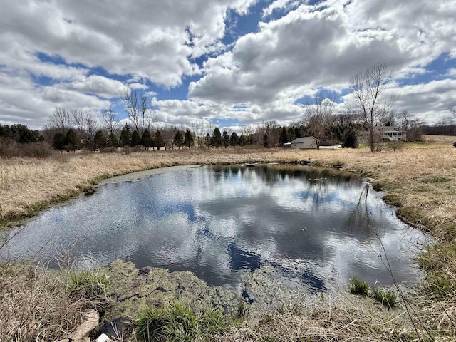 view of water feature