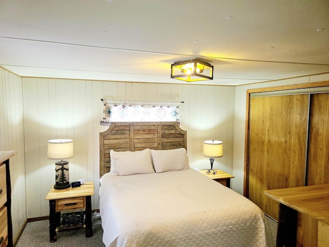 N9140 Snow Snake Trl, Necedah, WI 54646 - carpeted bedroom with baseboards and a closet