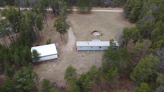 N9140 Snow Snake Trl, Necedah, WI 54646 - birds eye view of property with a rural view
