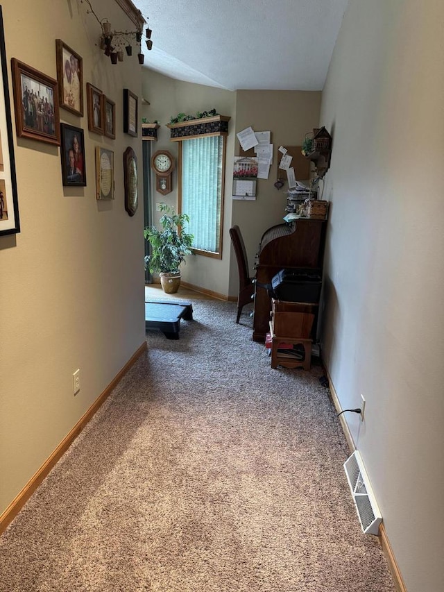 W360S10139 Markham Rd, Eagle, WI 53119 - interior space with carpet floors, visible vents, and baseboards