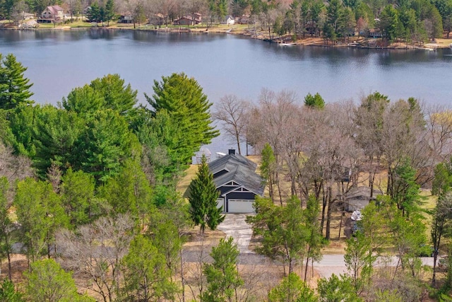 905 Plymouth Ct, Nekoosa, WI 54457 - aerial view with a water view