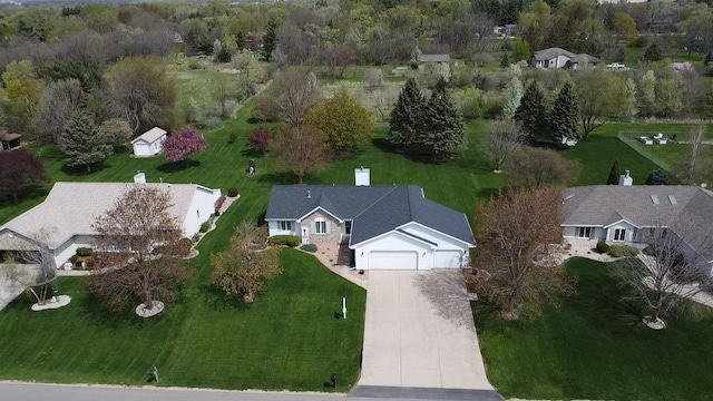 drone / aerial view