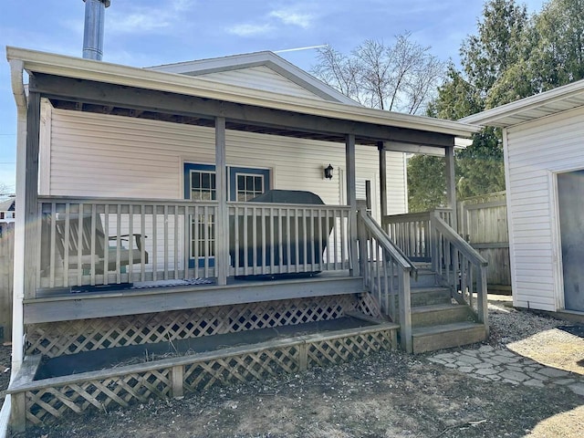 view of rear view of house
