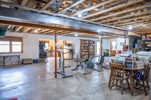 W3760 W Lemonweir Ct, Mauston, WI 53948 - basement with a wealth of natural light
